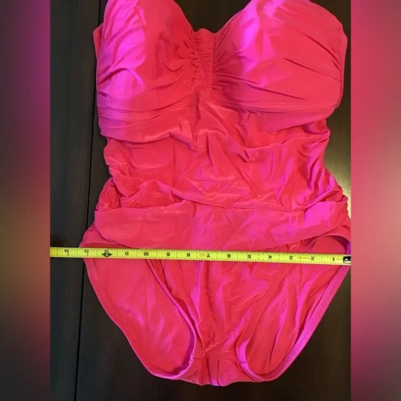 La Blanca, Hot Pink, One Piece, Swim Suit - Picture 4 of 7